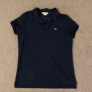 Lacoste navy polo. Size 44.
